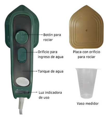 Mini Plancha A Vapor